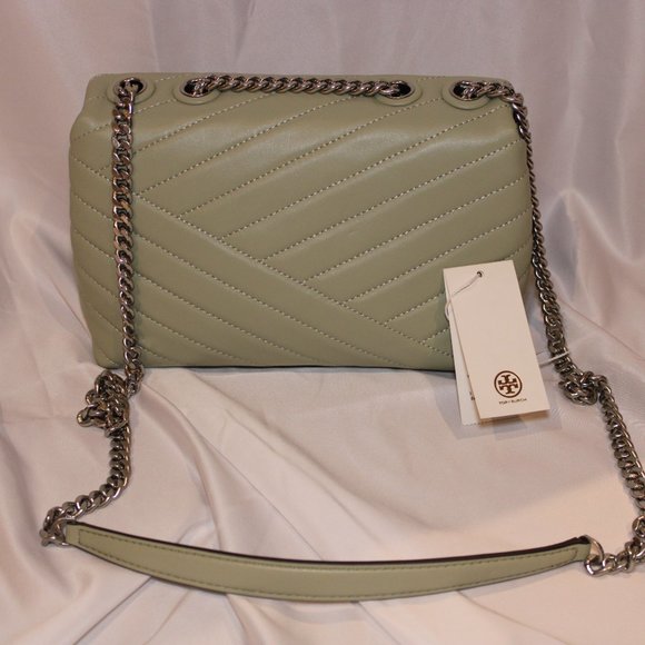 Tory Birch Kira Chevron Quilted Small Convertible Shoulder/Crossbody Bag (NEW) - Picture 3 of 5